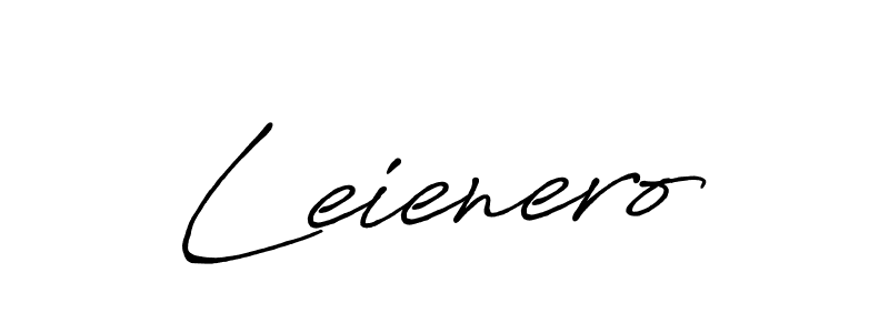 How to make Leienero name signature. Use Antro_Vectra_Bolder style for creating short signs online. This is the latest handwritten sign. Leienero signature style 7 images and pictures png
