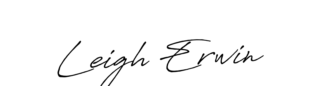 Also You can easily find your signature by using the search form. We will create Leigh Erwin name handwritten signature images for you free of cost using Antro_Vectra_Bolder sign style. Leigh Erwin signature style 7 images and pictures png