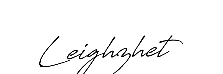 Create a beautiful signature design for name Leighzhet. With this signature (Antro_Vectra_Bolder) fonts, you can make a handwritten signature for free. Leighzhet signature style 7 images and pictures png