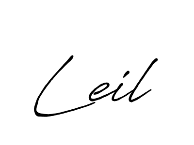 How to make Leil signature? Antro_Vectra_Bolder is a professional autograph style. Create handwritten signature for Leil name. Leil signature style 7 images and pictures png