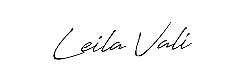 Antro_Vectra_Bolder is a professional signature style that is perfect for those who want to add a touch of class to their signature. It is also a great choice for those who want to make their signature more unique. Get Leila Vali name to fancy signature for free. Leila Vali signature style 7 images and pictures png