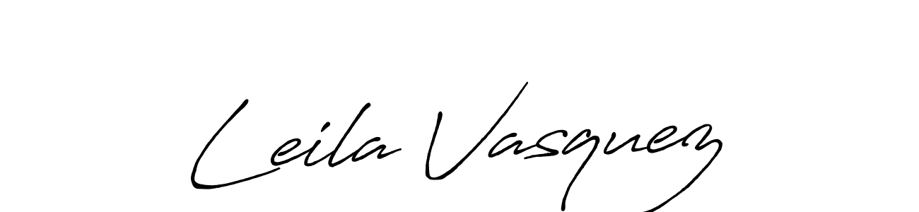 Once you've used our free online signature maker to create your best signature Antro_Vectra_Bolder style, it's time to enjoy all of the benefits that Leila Vasquez name signing documents. Leila Vasquez signature style 7 images and pictures png