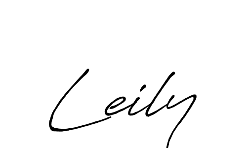 How to make Leily signature? Antro_Vectra_Bolder is a professional autograph style. Create handwritten signature for Leily name. Leily signature style 7 images and pictures png