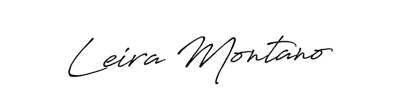 Also we have Leira Montano name is the best signature style. Create professional handwritten signature collection using Antro_Vectra_Bolder autograph style. Leira Montano signature style 7 images and pictures png