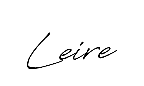 Design your own signature with our free online signature maker. With this signature software, you can create a handwritten (Antro_Vectra_Bolder) signature for name Leire. Leire signature style 7 images and pictures png