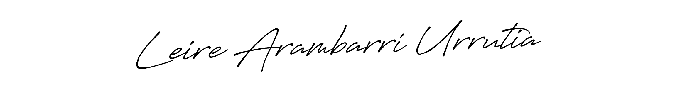 It looks lik you need a new signature style for name Leire Arambarri Urrutia. Design unique handwritten (Antro_Vectra_Bolder) signature with our free signature maker in just a few clicks. Leire Arambarri Urrutia signature style 7 images and pictures png