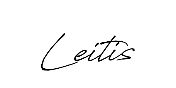 Also we have Leitis name is the best signature style. Create professional handwritten signature collection using Antro_Vectra_Bolder autograph style. Leitis signature style 7 images and pictures png