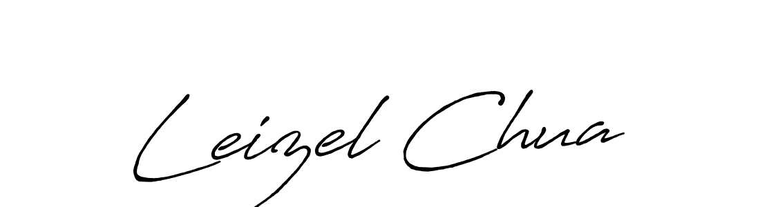 Create a beautiful signature design for name Leizel Chua. With this signature (Antro_Vectra_Bolder) fonts, you can make a handwritten signature for free. Leizel Chua signature style 7 images and pictures png