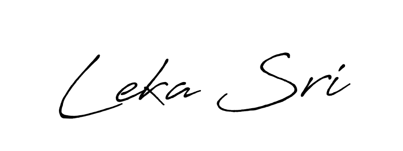 Leka Sri stylish signature style. Best Handwritten Sign (Antro_Vectra_Bolder) for my name. Handwritten Signature Collection Ideas for my name Leka Sri. Leka Sri signature style 7 images and pictures png