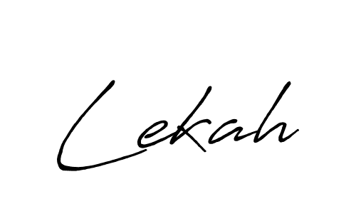 Best and Professional Signature Style for Lekah. Antro_Vectra_Bolder Best Signature Style Collection. Lekah signature style 7 images and pictures png
