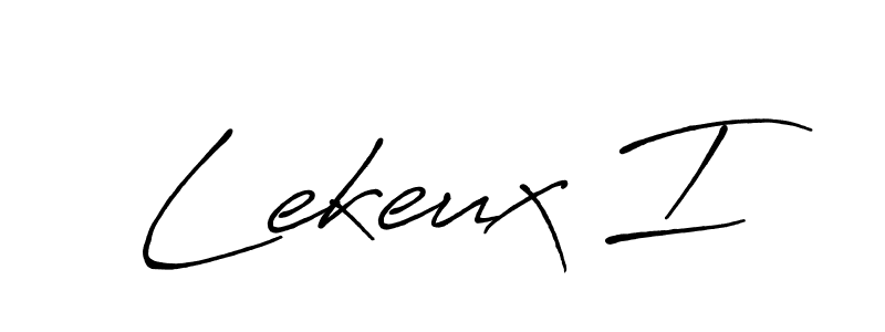 The best way (Antro_Vectra_Bolder) to make a short signature is to pick only two or three words in your name. The name Lekeux I include a total of six letters. For converting this name. Lekeux I signature style 7 images and pictures png