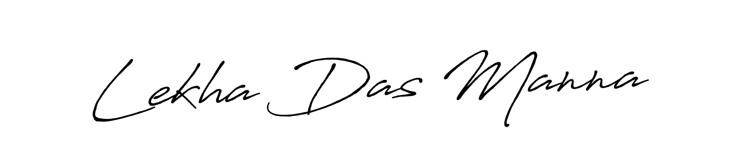 Design your own signature with our free online signature maker. With this signature software, you can create a handwritten (Antro_Vectra_Bolder) signature for name Lekha Das Manna. Lekha Das Manna signature style 7 images and pictures png