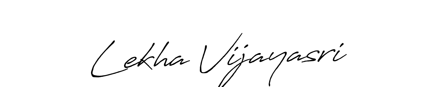 It looks lik you need a new signature style for name Lekha Vijayasri. Design unique handwritten (Antro_Vectra_Bolder) signature with our free signature maker in just a few clicks. Lekha Vijayasri signature style 7 images and pictures png