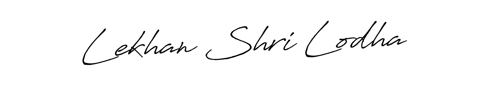 How to make Lekhan Shri Lodha signature? Antro_Vectra_Bolder is a professional autograph style. Create handwritten signature for Lekhan Shri Lodha name. Lekhan Shri Lodha signature style 7 images and pictures png