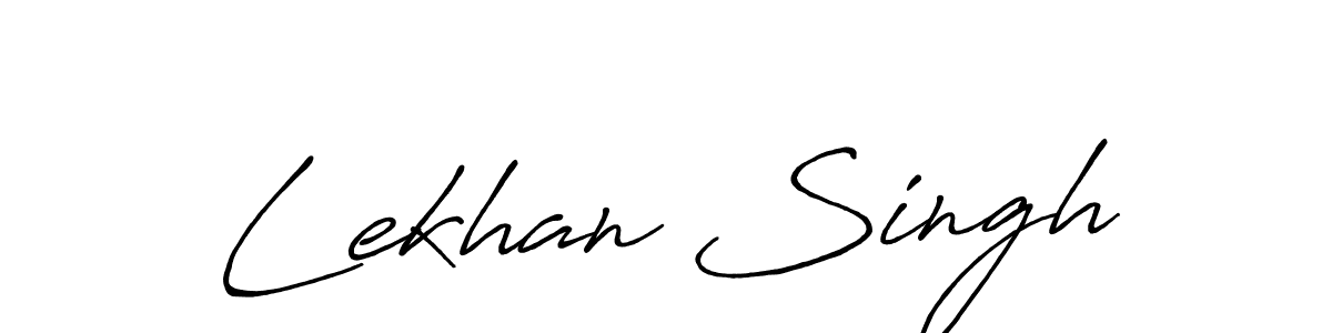 Also we have Lekhan Singh name is the best signature style. Create professional handwritten signature collection using Antro_Vectra_Bolder autograph style. Lekhan Singh signature style 7 images and pictures png