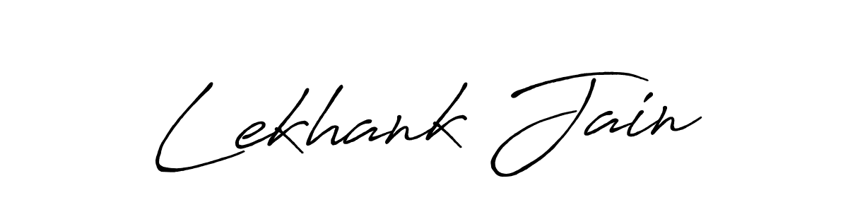 Use a signature maker to create a handwritten signature online. With this signature software, you can design (Antro_Vectra_Bolder) your own signature for name Lekhank Jain. Lekhank Jain signature style 7 images and pictures png