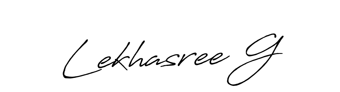 Antro_Vectra_Bolder is a professional signature style that is perfect for those who want to add a touch of class to their signature. It is also a great choice for those who want to make their signature more unique. Get Lekhasree G name to fancy signature for free. Lekhasree G signature style 7 images and pictures png