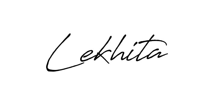How to Draw Lekhita signature style? Antro_Vectra_Bolder is a latest design signature styles for name Lekhita. Lekhita signature style 7 images and pictures png