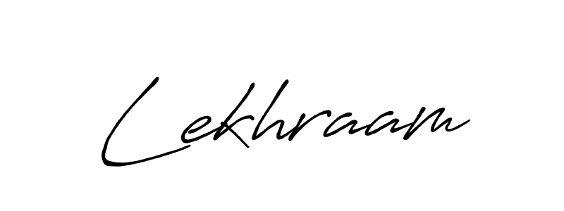 Make a beautiful signature design for name Lekhraam. With this signature (Antro_Vectra_Bolder) style, you can create a handwritten signature for free. Lekhraam signature style 7 images and pictures png