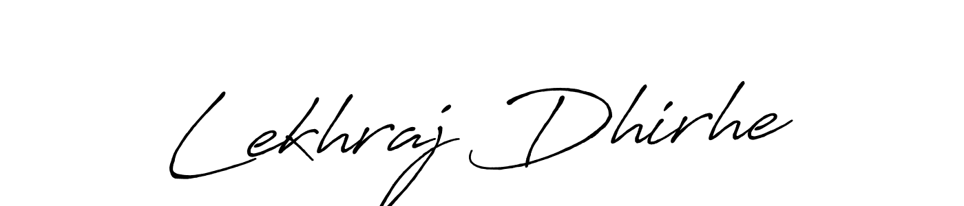 Make a beautiful signature design for name Lekhraj Dhirhe. With this signature (Antro_Vectra_Bolder) style, you can create a handwritten signature for free. Lekhraj Dhirhe signature style 7 images and pictures png