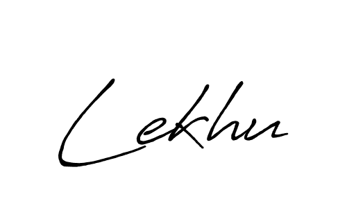 How to Draw Lekhu signature style? Antro_Vectra_Bolder is a latest design signature styles for name Lekhu. Lekhu signature style 7 images and pictures png