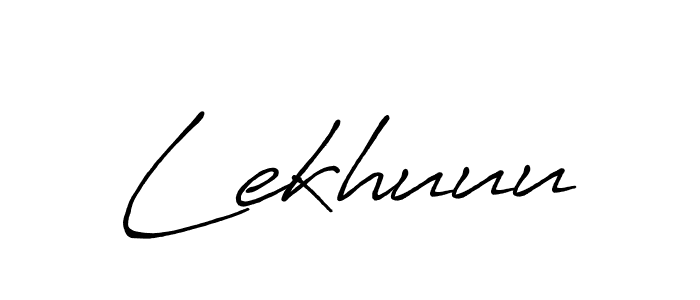 Once you've used our free online signature maker to create your best signature Antro_Vectra_Bolder style, it's time to enjoy all of the benefits that Lekhuuu name signing documents. Lekhuuu signature style 7 images and pictures png