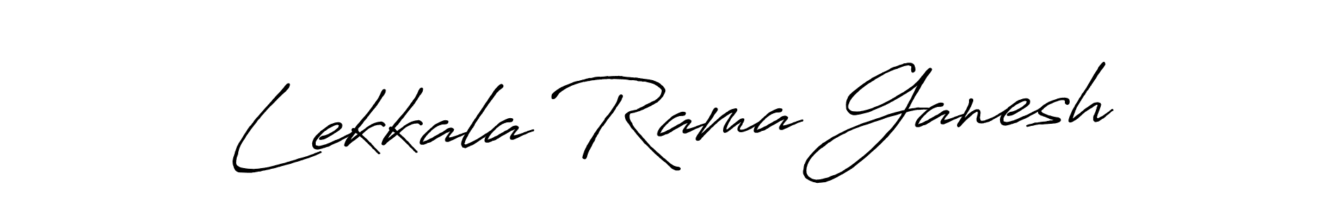 Design your own signature with our free online signature maker. With this signature software, you can create a handwritten (Antro_Vectra_Bolder) signature for name Lekkala Rama Ganesh. Lekkala Rama Ganesh signature style 7 images and pictures png