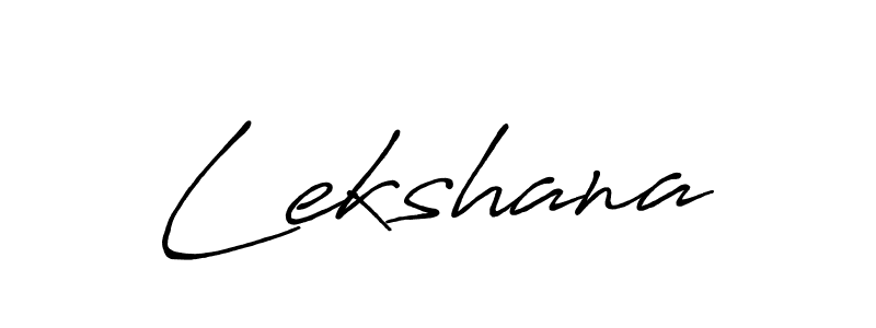 Create a beautiful signature design for name Lekshana. With this signature (Antro_Vectra_Bolder) fonts, you can make a handwritten signature for free. Lekshana signature style 7 images and pictures png