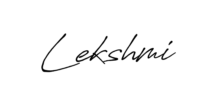 Use a signature maker to create a handwritten signature online. With this signature software, you can design (Antro_Vectra_Bolder) your own signature for name Lekshmi. Lekshmi signature style 7 images and pictures png