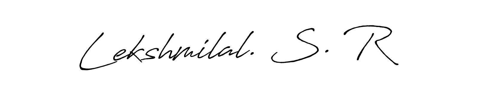 How to make Lekshmilal. S. R signature? Antro_Vectra_Bolder is a professional autograph style. Create handwritten signature for Lekshmilal. S. R name. Lekshmilal. S. R signature style 7 images and pictures png