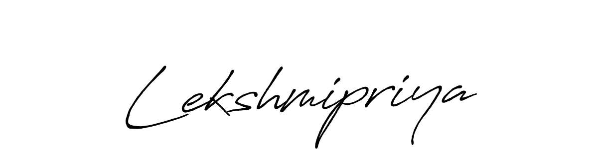 Make a beautiful signature design for name Lekshmipriya. With this signature (Antro_Vectra_Bolder) style, you can create a handwritten signature for free. Lekshmipriya signature style 7 images and pictures png