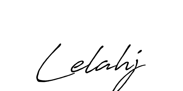 How to make Lelahj name signature. Use Antro_Vectra_Bolder style for creating short signs online. This is the latest handwritten sign. Lelahj signature style 7 images and pictures png