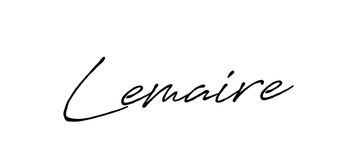 Design your own signature with our free online signature maker. With this signature software, you can create a handwritten (Antro_Vectra_Bolder) signature for name Lemaire. Lemaire signature style 7 images and pictures png