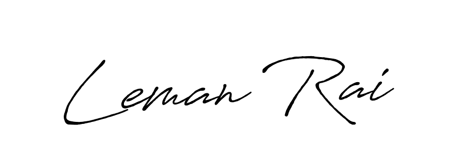 You should practise on your own different ways (Antro_Vectra_Bolder) to write your name (Leman Rai) in signature. don't let someone else do it for you. Leman Rai signature style 7 images and pictures png