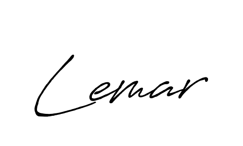 Use a signature maker to create a handwritten signature online. With this signature software, you can design (Antro_Vectra_Bolder) your own signature for name Lemar. Lemar signature style 7 images and pictures png