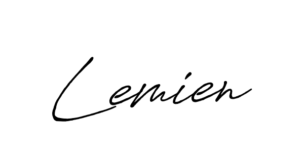 Also we have Lemien name is the best signature style. Create professional handwritten signature collection using Antro_Vectra_Bolder autograph style. Lemien signature style 7 images and pictures png