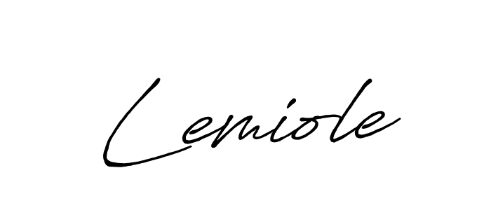 Create a beautiful signature design for name Lemiole. With this signature (Antro_Vectra_Bolder) fonts, you can make a handwritten signature for free. Lemiole signature style 7 images and pictures png