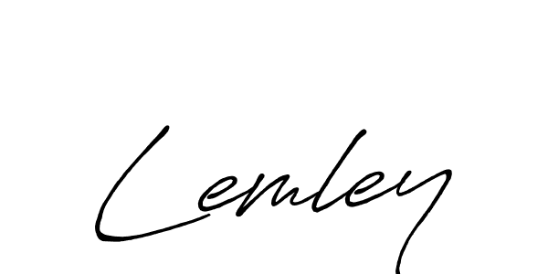 How to make Lemley signature? Antro_Vectra_Bolder is a professional autograph style. Create handwritten signature for Lemley name. Lemley signature style 7 images and pictures png
