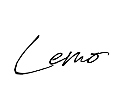 How to make Lemo signature? Antro_Vectra_Bolder is a professional autograph style. Create handwritten signature for Lemo name. Lemo signature style 7 images and pictures png