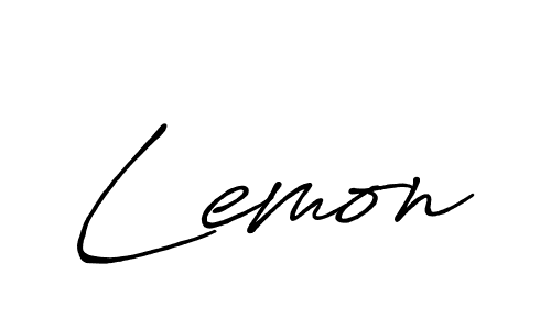 Use a signature maker to create a handwritten signature online. With this signature software, you can design (Antro_Vectra_Bolder) your own signature for name Lemon. Lemon signature style 7 images and pictures png