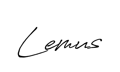 Also we have Lemus name is the best signature style. Create professional handwritten signature collection using Antro_Vectra_Bolder autograph style. Lemus signature style 7 images and pictures png