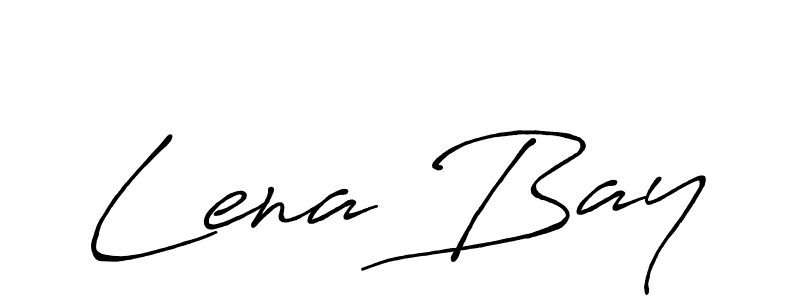 Create a beautiful signature design for name Lena Bay. With this signature (Antro_Vectra_Bolder) fonts, you can make a handwritten signature for free. Lena Bay signature style 7 images and pictures png