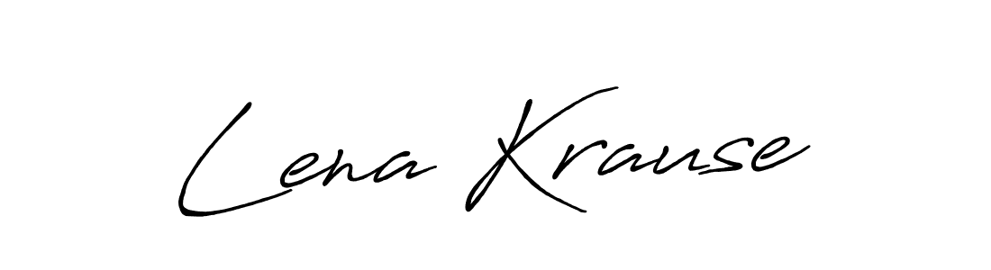 Also You can easily find your signature by using the search form. We will create Lena Krause name handwritten signature images for you free of cost using Antro_Vectra_Bolder sign style. Lena Krause signature style 7 images and pictures png