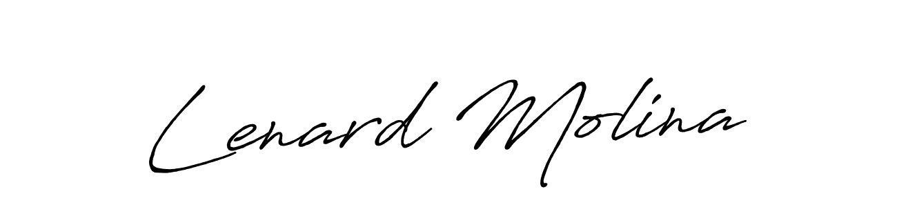 You should practise on your own different ways (Antro_Vectra_Bolder) to write your name (Lenard Molina) in signature. don't let someone else do it for you. Lenard Molina signature style 7 images and pictures png