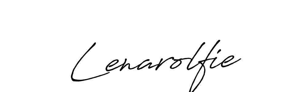 Once you've used our free online signature maker to create your best signature Antro_Vectra_Bolder style, it's time to enjoy all of the benefits that Lenarolfie name signing documents. Lenarolfie signature style 7 images and pictures png