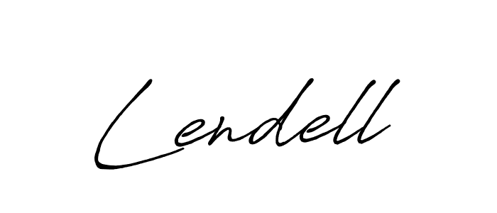 Design your own signature with our free online signature maker. With this signature software, you can create a handwritten (Antro_Vectra_Bolder) signature for name Lendell. Lendell signature style 7 images and pictures png