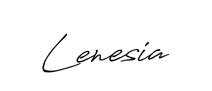 Also we have Lenesia name is the best signature style. Create professional handwritten signature collection using Antro_Vectra_Bolder autograph style. Lenesia signature style 7 images and pictures png