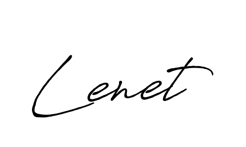 Create a beautiful signature design for name Lenet. With this signature (Antro_Vectra_Bolder) fonts, you can make a handwritten signature for free. Lenet signature style 7 images and pictures png