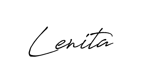 Make a short Lenita signature style. Manage your documents anywhere anytime using Antro_Vectra_Bolder. Create and add eSignatures, submit forms, share and send files easily. Lenita signature style 7 images and pictures png