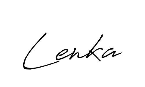 You should practise on your own different ways (Antro_Vectra_Bolder) to write your name (Lenka) in signature. don't let someone else do it for you. Lenka signature style 7 images and pictures png